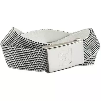 Belt Waving Tape Belt 69244 White Free [Footjoy] Men s