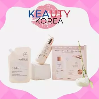 Belury Blemish Care Tone-up Body Cream 250 мл и Anti-Sebum Body Wash 200 мл Whitening Body Gifty Set