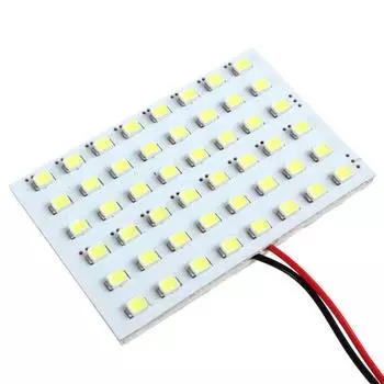 Белые 48 светодиодов 3528 SMD Светодиодные лампы для салона автомобиля, купольная панель для чтения, лампочки, новинка 2017 года