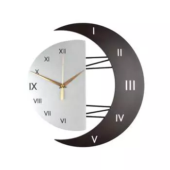 Белые экологически чистые и прочные настенные часы в стиле Северной Европы, легко читаемые