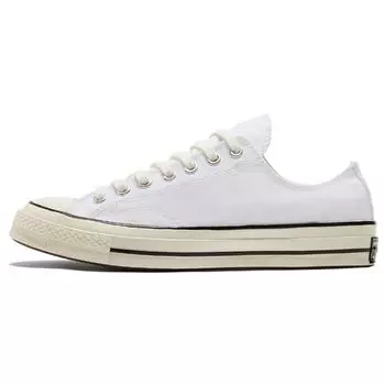 Белые черные кроссовки унисекс Converse Chuck 70 Low A02306C 35