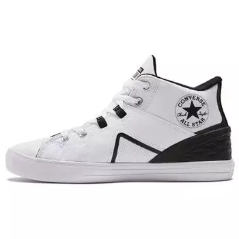 Белые черные кроссовки унисекс Converse Chuck Taylor All Star Flux A01168C 36.5