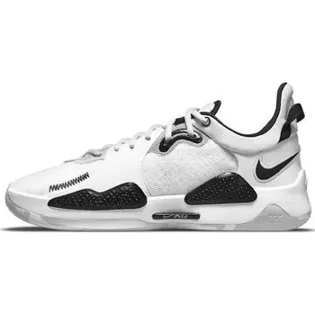 Белые черные мужские кроссовки Nike PG 5 TB DA7758-100 42