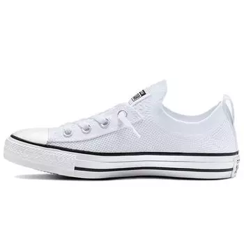 Белые черные женские кроссовки без шнуровки Converse Chuck Taylor All Star Shoreline 565490F 37.5