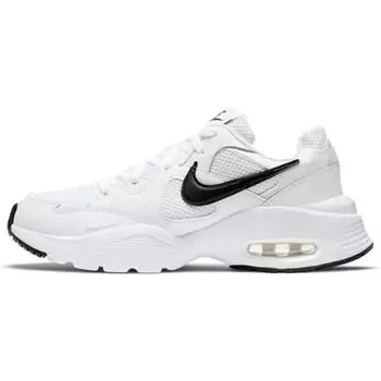 Белые черные женские кроссовки Nike Air Max Fusion CJ1671-100 36
