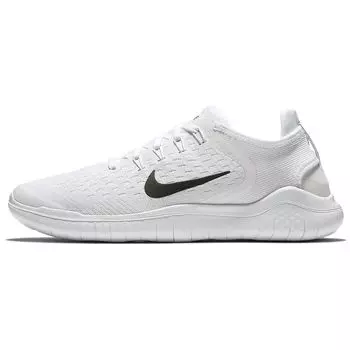 Белые черные женские кроссовки Nike Free RN 2018 942837-100 41