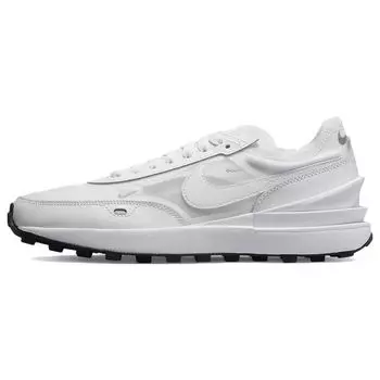 Белые черные женские кроссовки Nike Waffle One DC2533-103 36
