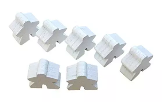 Белые деревянные человекоподобные детали 75 (приблизительно. куски)