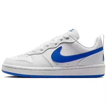 Белые детские кроссовки Nike Court Borough Low Recraft GS Hyper Royal DV5456-110 35.5