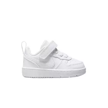 Белые детские кроссовки Nike Court Borough Low Recraft TD Triple DV5458-106 22