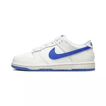 Белые детские кроссовки Nike Dunk Low PS Summit Hyper Royal DH9756-105 28