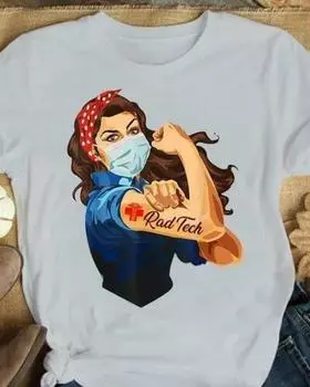 Белые футболки унисекс Strong Rad Tech S