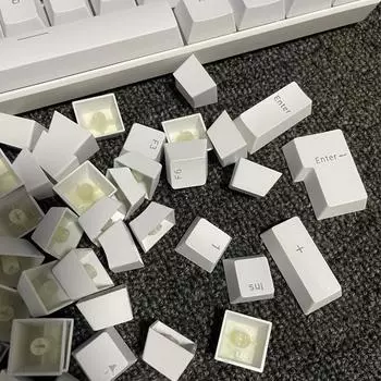 Белые и черные светопропускающие колпачки клавиш из АБС-пластика для механических клавиатур — прочная конструкция с перекрестной осью своими руками