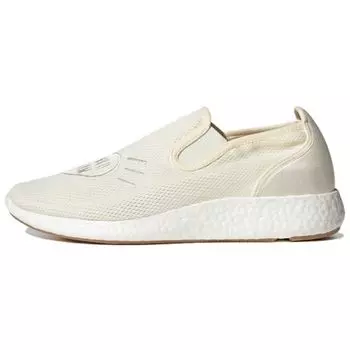 Белые кремовые мужские кроссовки без шнуровки adidas Human Made x Pure GX5203 42