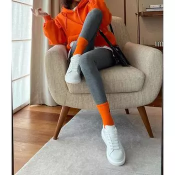 Белые кроссовки для женщин и мужчин из натуральной кожи, модные женские повседневные универсальные кроссовки на толстой подошве 35 бежевый