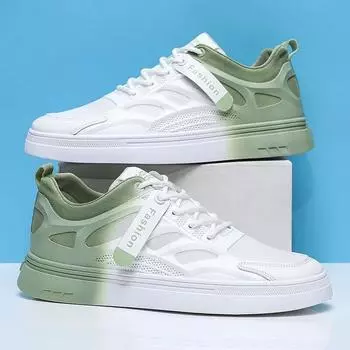 Белые кроссовки, мужские дышащие летние туфли, модная сетка, разноцветная мужская повседневная обувь на плоской подошве, новые студенческие теннисные туфли, Zapatillas 39