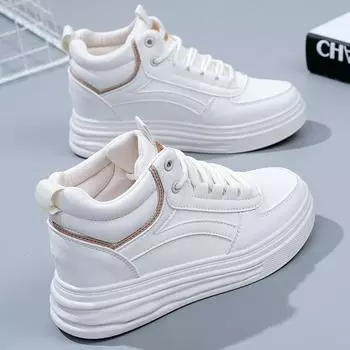 Белые кроссовки на платформе, женская повседневная обувь, модные массивные женские кроссовки, высокие кроссовки для женщин, женские кроссовки 34 синий
