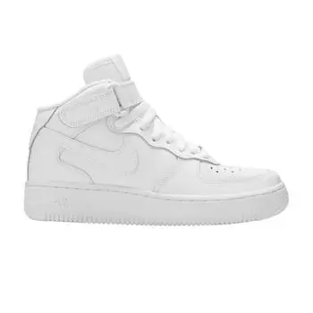Белые кроссовки Nike Air Force 1 Mid 06 GS 314195-113