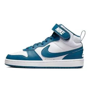 Кроссовки детские Nike Court Borough Mid 2 GS белые Marina CD7782-108 36