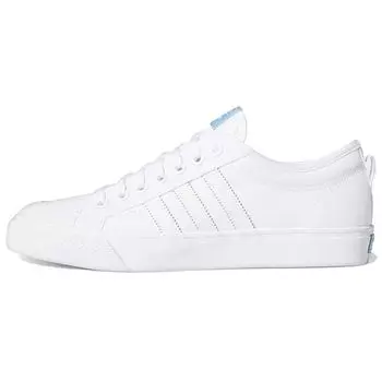 Белые кроссовки унисекс adidas Nizza Cloud Hazy-Blue FY7102 36