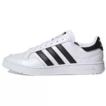 Белые кроссовки унисекс adidas Team Court Cloud Core-Black EG9734