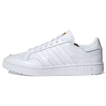 Белые кроссовки унисекс adidas Team Court Cloud Core-Black EF6049