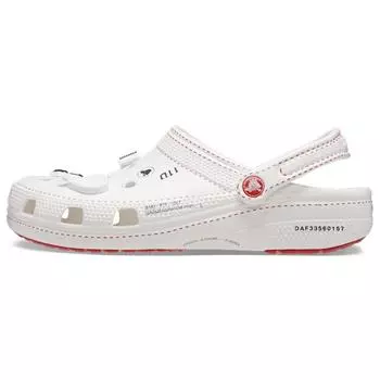Белые кроссовки унисекс Crocs Kanghyuk x Classic Clog Bold-Red 208475-100 43-44