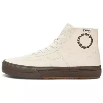 Белые кроссовки унисекс кремового цвета Vans Quasi Skateboards x Gilbert Crockett High Decon VN0007QVTBD 36.5