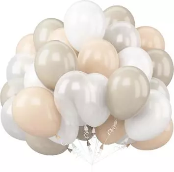 Белые латексные шары на день рождения, Свадебные украшения, 20 кремовых шаров 10inch