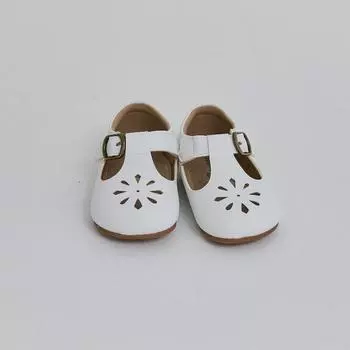 Белые лоферы Baby Jam Hanabi унисекс-BB395 130