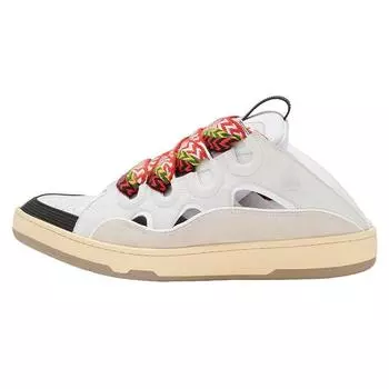 Белые мужские кроссовки Lanvin Curb Mule FM-SKDM02-DRAG-E2200