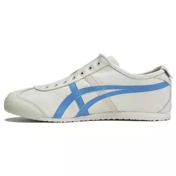 Белые небесно-голубые кроссовки-слипоны унисекс Onitsuka Tiger Mexico 66 1183B815-107 40.5