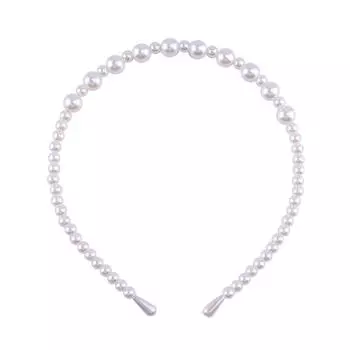 Белые повязки для волос из искусственного жемчуга, винтажные, для свадебной вечеринки, для невесты, обруч для волос с жемчугом, ободки для волос для женщин, девушек