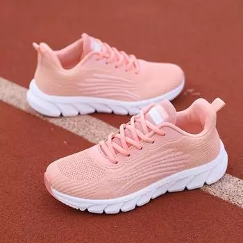 Белые розовые женские кроссовки для бега, удобные кроссовки для бега, весна-лето, кроссовки для марафона на открытом воздухе для женщин 35 чёрный