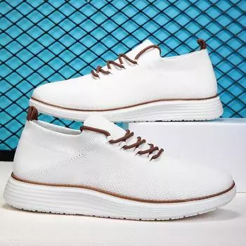 Белые сетчатые мужские кроссовки больших размеров 39-50 дышащие повседневные кроссовки мужские легкие слипоны для бега для мужчин zapatillas hombre 39