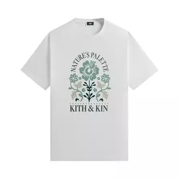 Белые топы унисекс Kith & Kin NatureS Palette Tee KHM032199-101 L