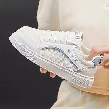 Белые туфли для женщин, летняя новая универсальная повседневная обувь для студентов, ажурная дышащая сетчатая обувь, женская обувь для сноуборда 35