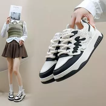 Белые туфли для женщин, новые весенние студенческие универсальные повседневные кроссовки в корейском стиле, модные модные кроссовки на платформе Zy2028 35