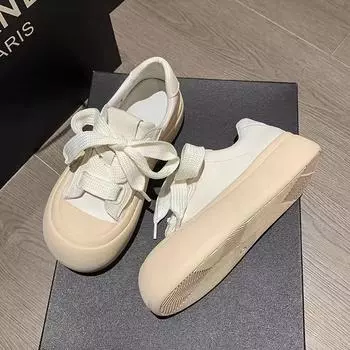 Белые туфли для женщин, женская обувь, нишевая повседневная обувь для досок, универсальная студенческая парусиновая обувь, Instagram, модная летняя новинка 35