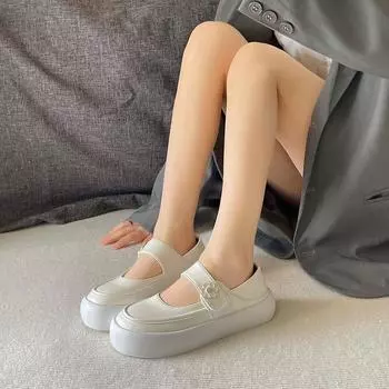 Белые туфли дышащие и нескользящие одинарные туфли 35