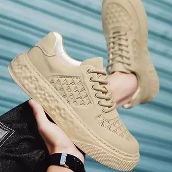 Белые туфли. Мужская повседневная обувь. Весенняя мужская обувь с низким вырезом. 39 белый