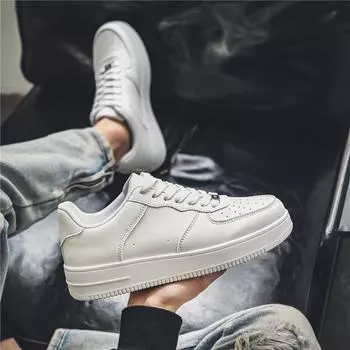 Белые туфли Мужские повседневные кроссовки Спортивные кроссовки Кроссовки 39 чёрный