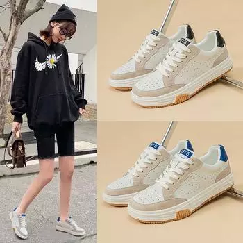 Белые туфли на плоской подошве Повседневные удобные кожаные женские туфли 40 чёрный