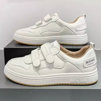 Белые туфли на плоской подошве. Женская универсальная повседневная обувь. 40 белый