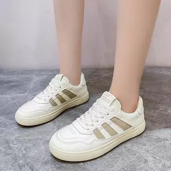 Белые туфли женские с плоской подошвой, обувь для спорта и отдыха 35 синий