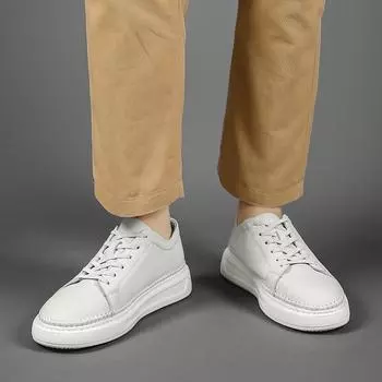 Белые высококачественные модные мужские туфли для скейтбординга Минималистичный и универсальный стиль Молодежная обувь для спорта на открытом воздухе Мужская обувь для офиса и вечеринок 38 чёрный