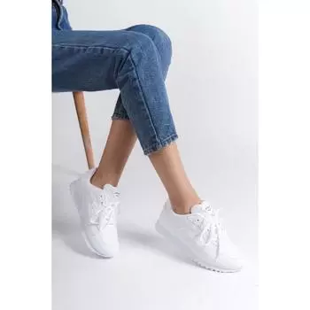 Белые женские кроссовки Bg1053-101-0001