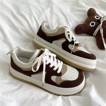 Белые женские туфли. Модные универсальные туфли на плоской подошве для меньшинств, весенне-летние новые парусиновые туфли для доски. 35 хаки