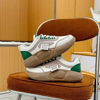 Белые женские туфли, новые весенние универсальные кроссовки на платформе в корейском стиле для студенток, повседневные кроссовки, женская дышащая обувь 35