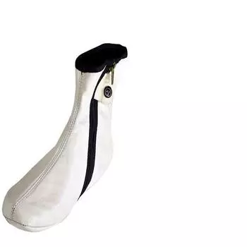 Белые зимние кожаные носки Khuff Slipper Домашняя обувь 100% Халяль Удобные носки 6 белый